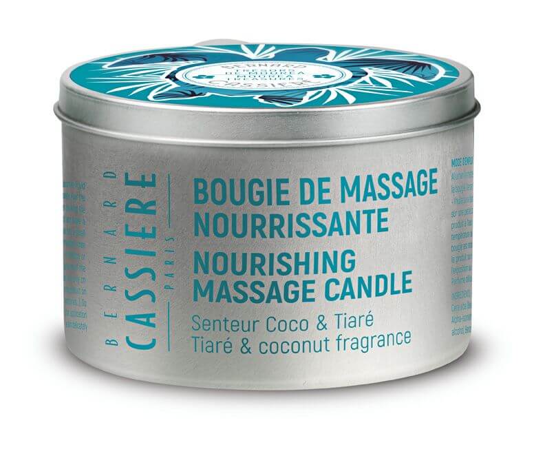Bougie de massage nourrissante coco tiaré